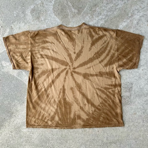 NIRVANA Brown T-Shirt with Yellow Graphic - Picture 6 of 6
